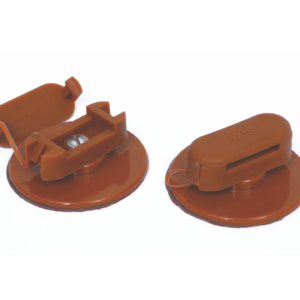 Glue Down Plastic Dc Tape Clip