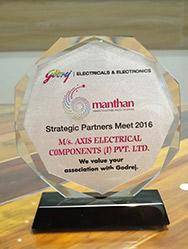 2016: Manthan: Best Performer Award – Godrej Electricals & Electronics