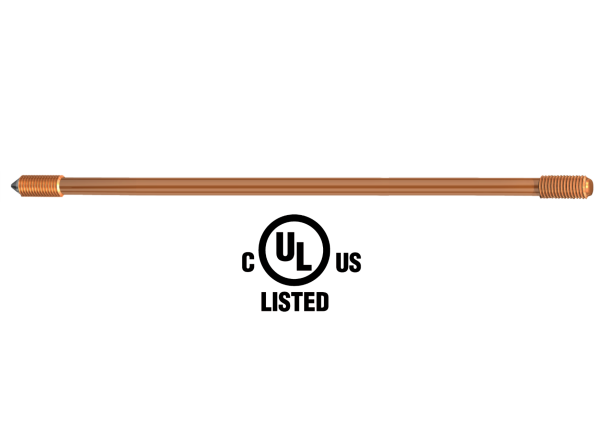 Copper Bonded Earth Rods (Threaded)