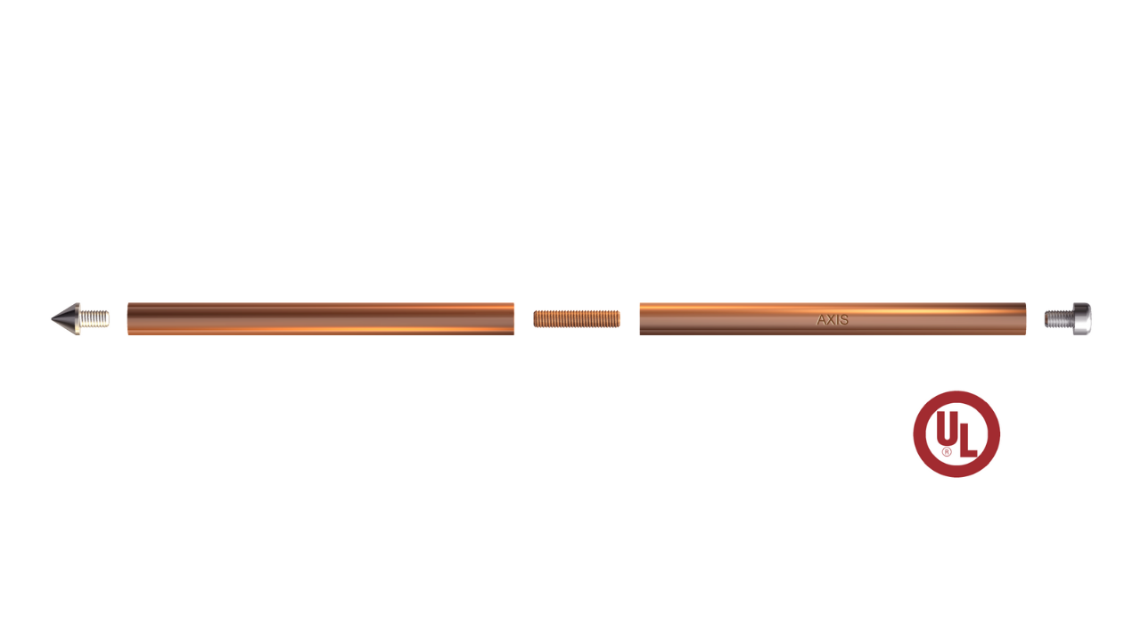 Solid Copper Earth Rods (Internal Threaded)