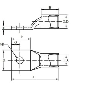 1 Hole, Standard Barrel, Inspection Window (AWG)