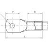 1 Hole, Cable Lugs Standard Barrel