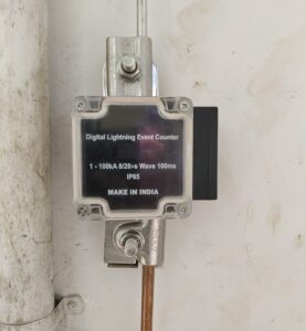 Installation of Lightning Strike Counter