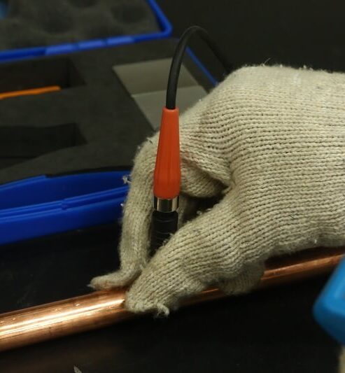 Coating thickness test of earth rod