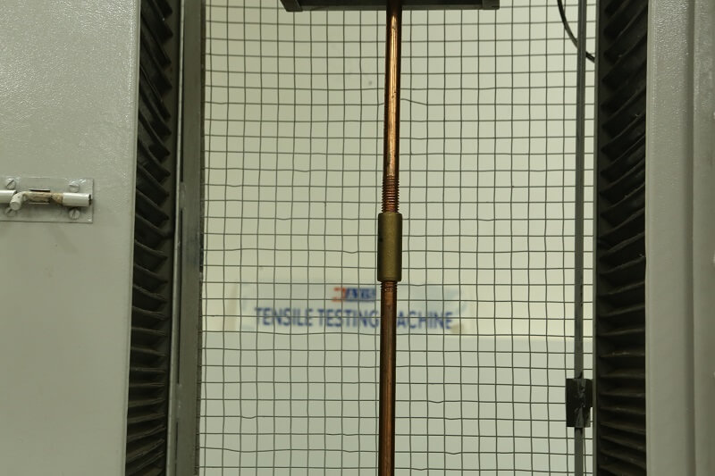 Tensile Test of Earth Rods