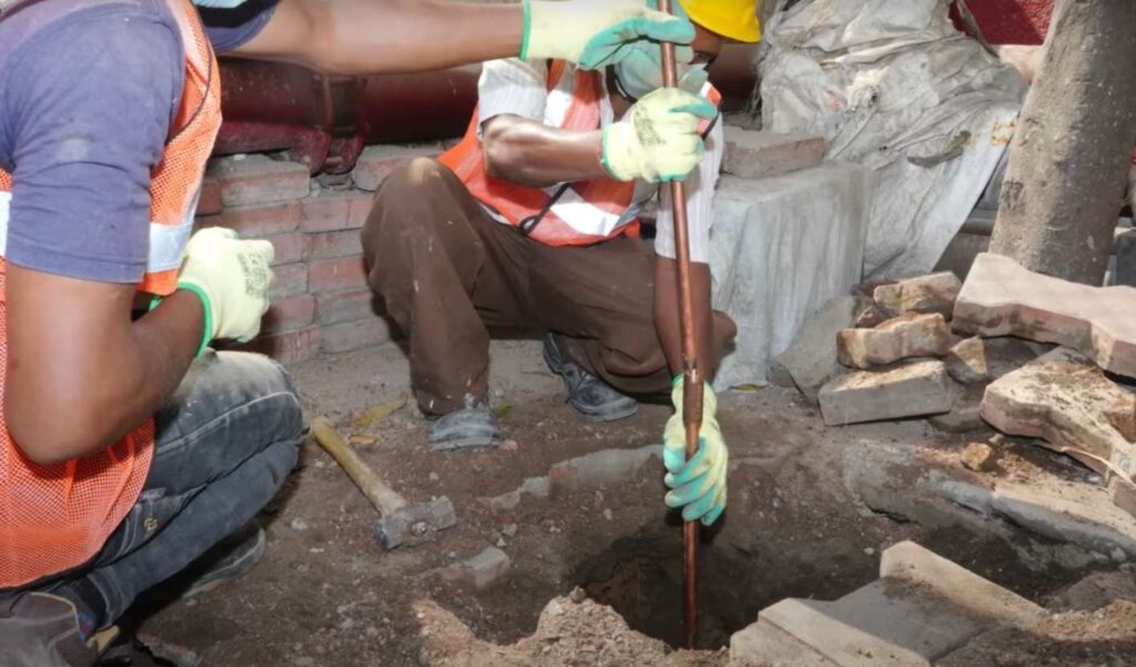 Earth Rod Installation