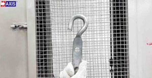 Eye hook test completed