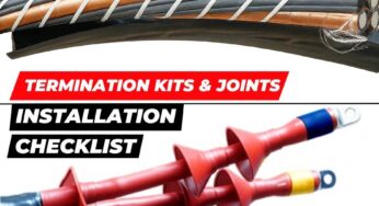Your Ultimate Checklist for Installing Termination Kits and Joints